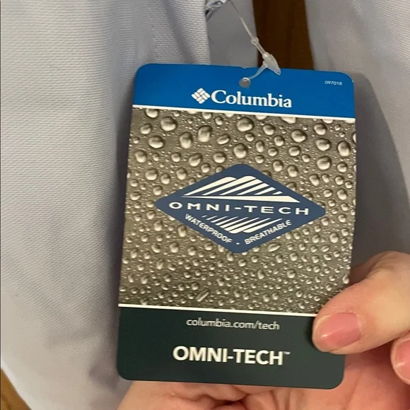 COLUMBIA NWT Girls Size 10/12 Light Purple Lavender Lined Jacket Raincoat - Picture 4 of 12